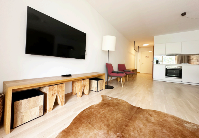 Apartmány s výhľadom v rezidencii s bazénom a wellness centrom, Schladming